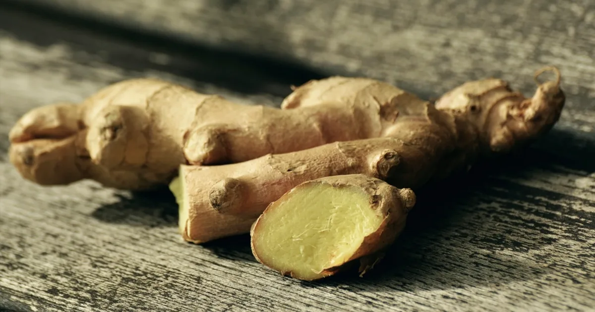 Ginger slice cut into fingers